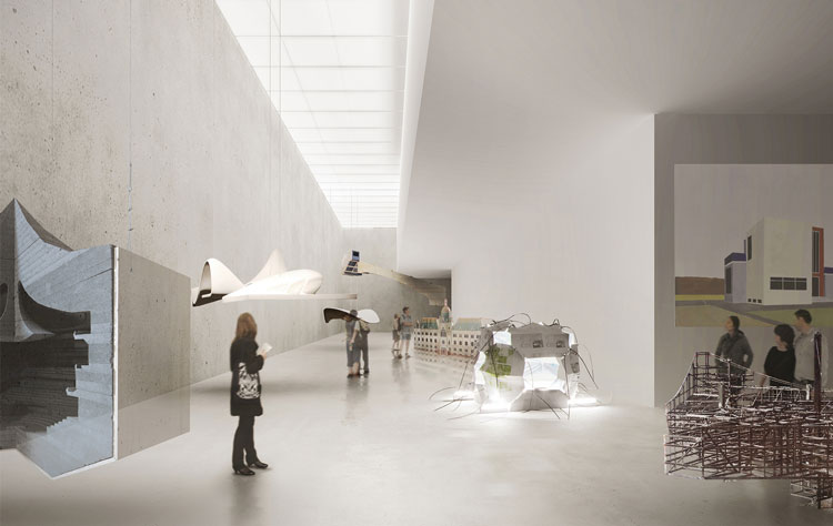 Budapest liget international competition interior render