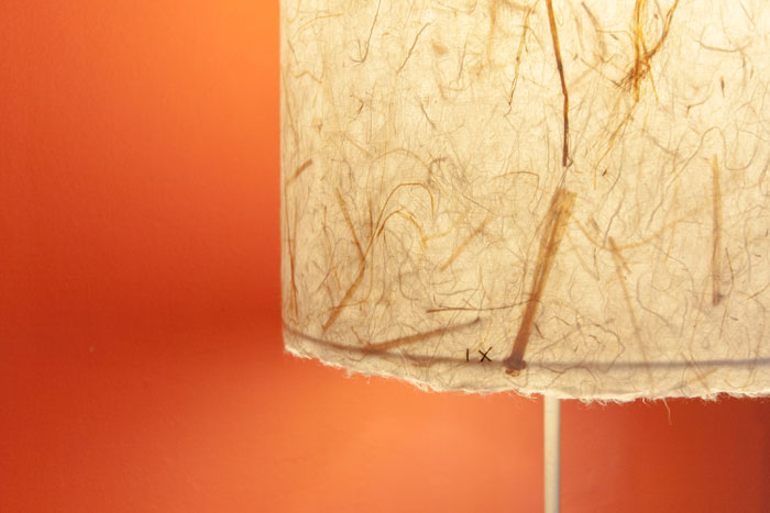 paper lamp detail